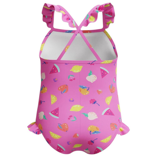Speedo Βρεφικό ολόσωμο μαγιό Print Frill Thinstrap Swimsuit